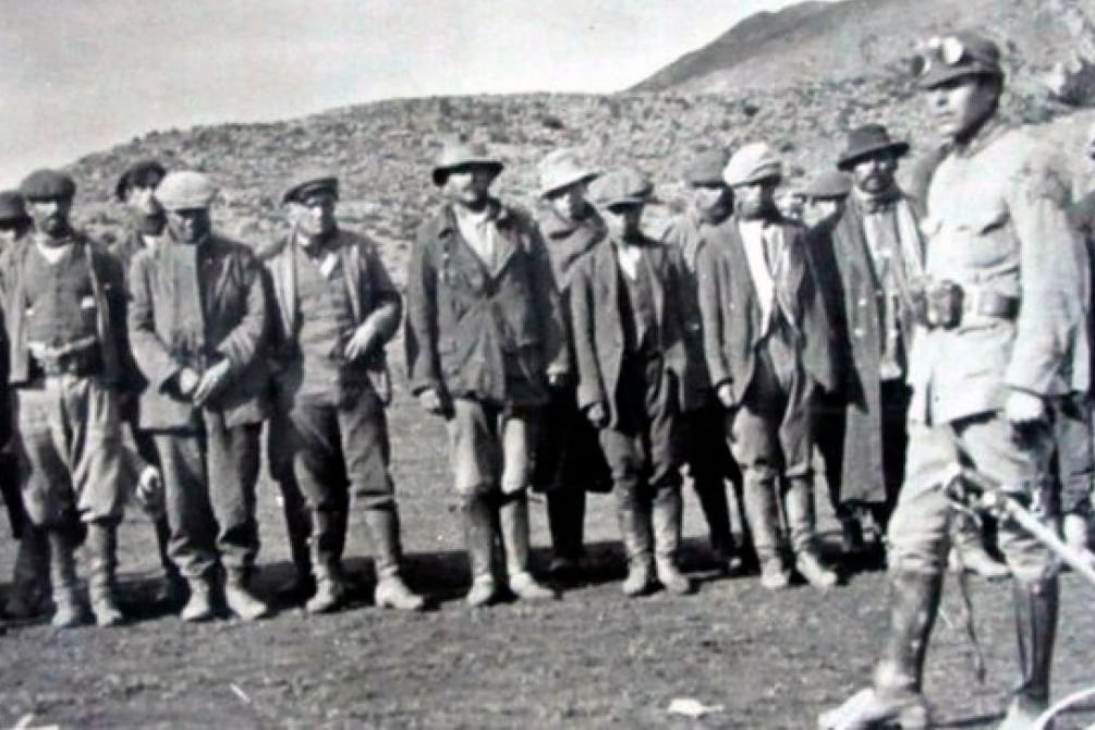 El Ejército argentino se cobró la vida de unos 1500 obreros, fusilados y desaparecidos entre 1920 y 1922.