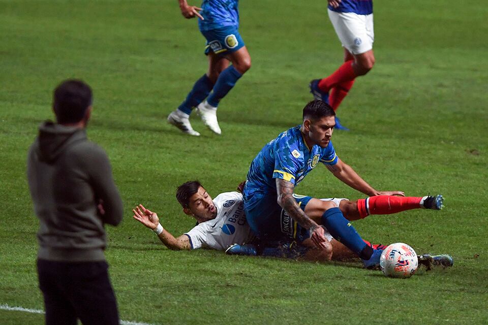 En el segundo tiempo Central reaccionó, pero sin recursos ni ideas para descontar.