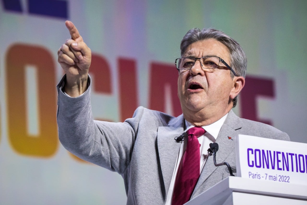 Jean-Luc Mélenchon, en el centro de la Unidad de la izquierda en Francia.