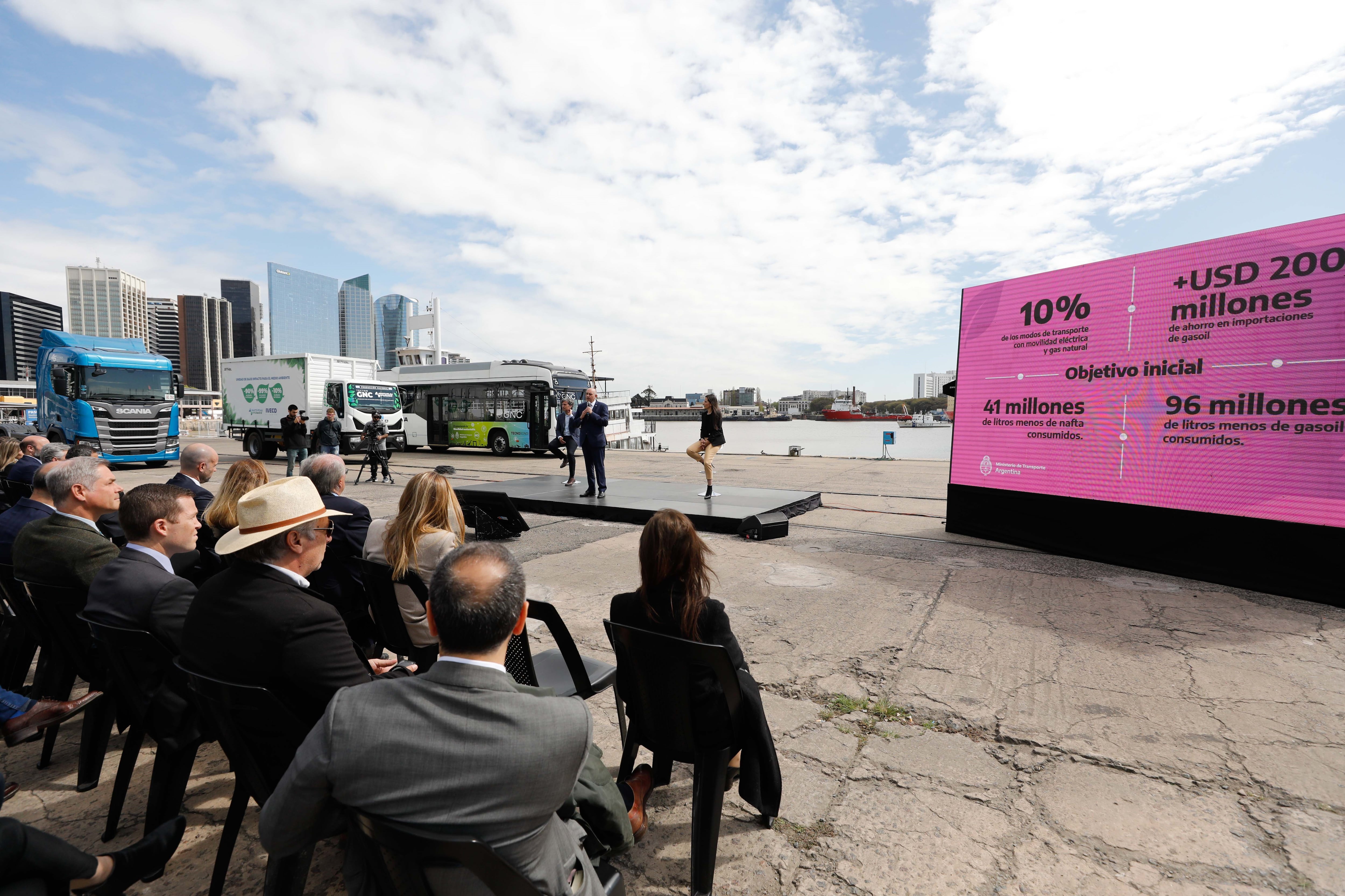 La iniciativa promueve la disminución de las emisiones de Gases de Efecto de Invernadero (Foto: Ministerio de Transporte).