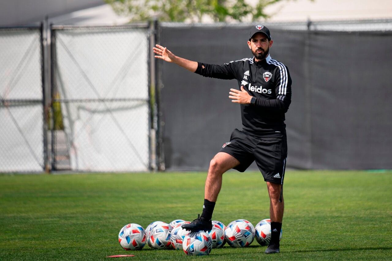 Losada en pleno entrenamiento de su equipo estadounidense