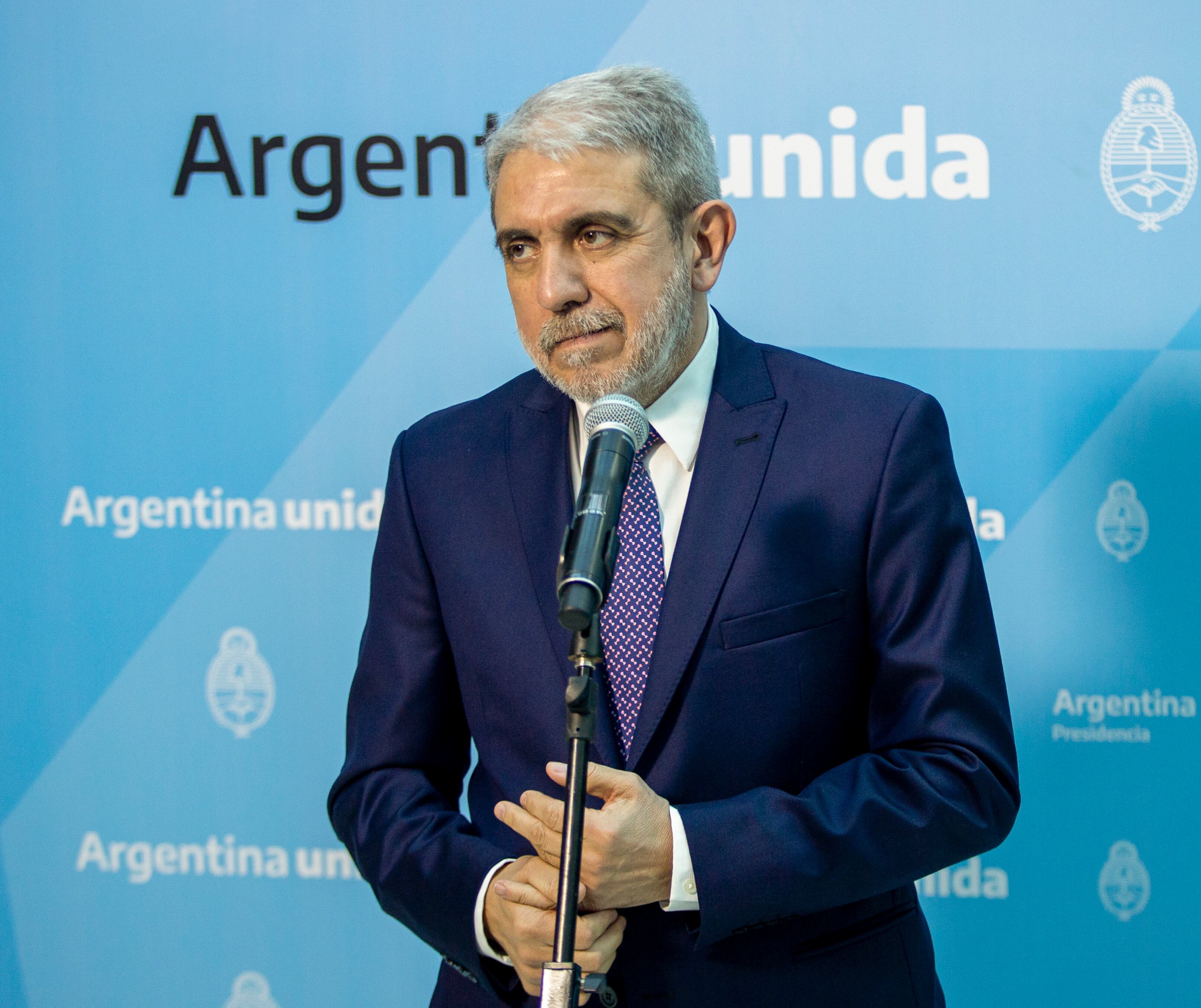 Ministro de Seguridad, Aníbal Fernández. Imagen: NA