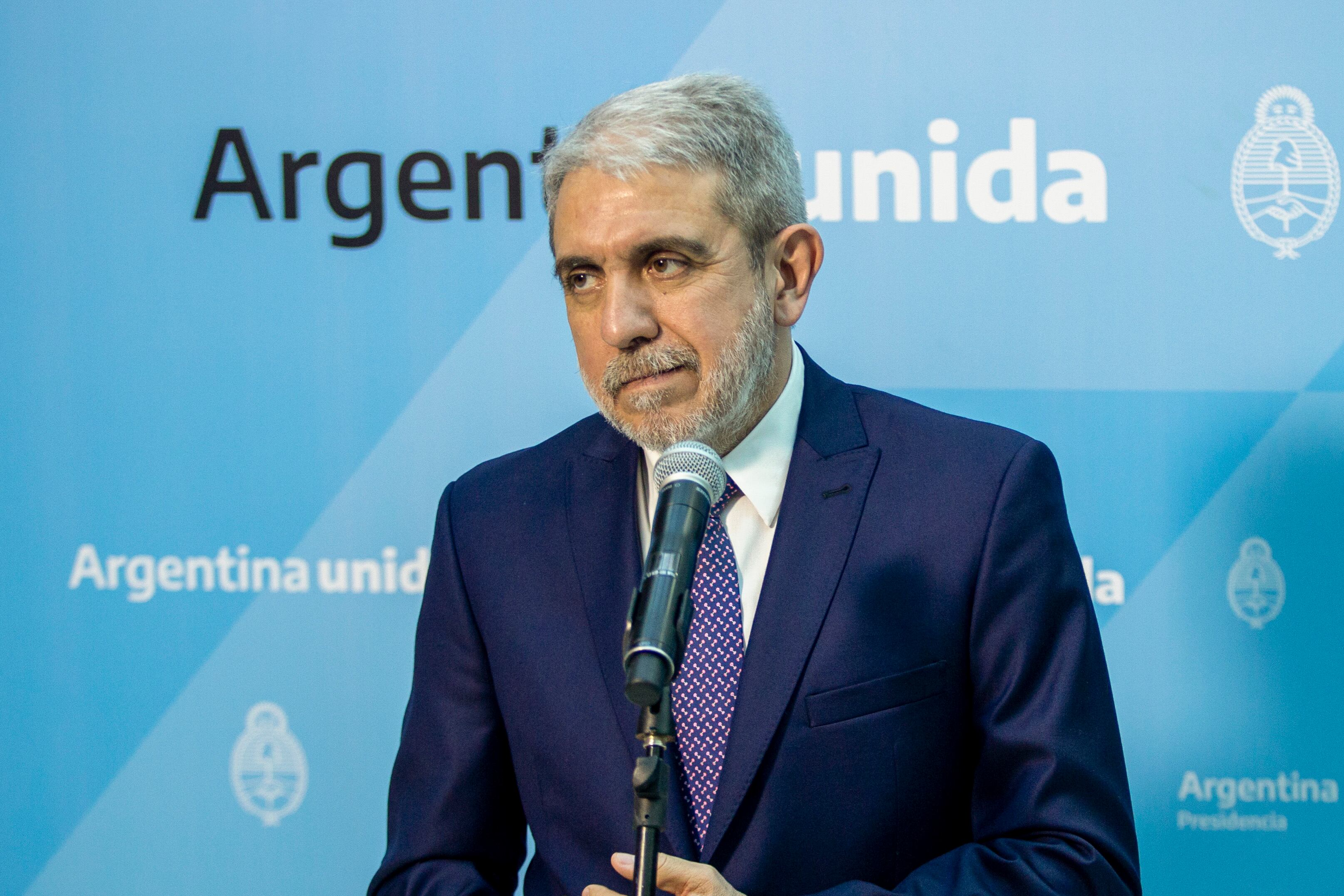 Ministro de Seguridad, Aníbal Fernández. Imagen: NA