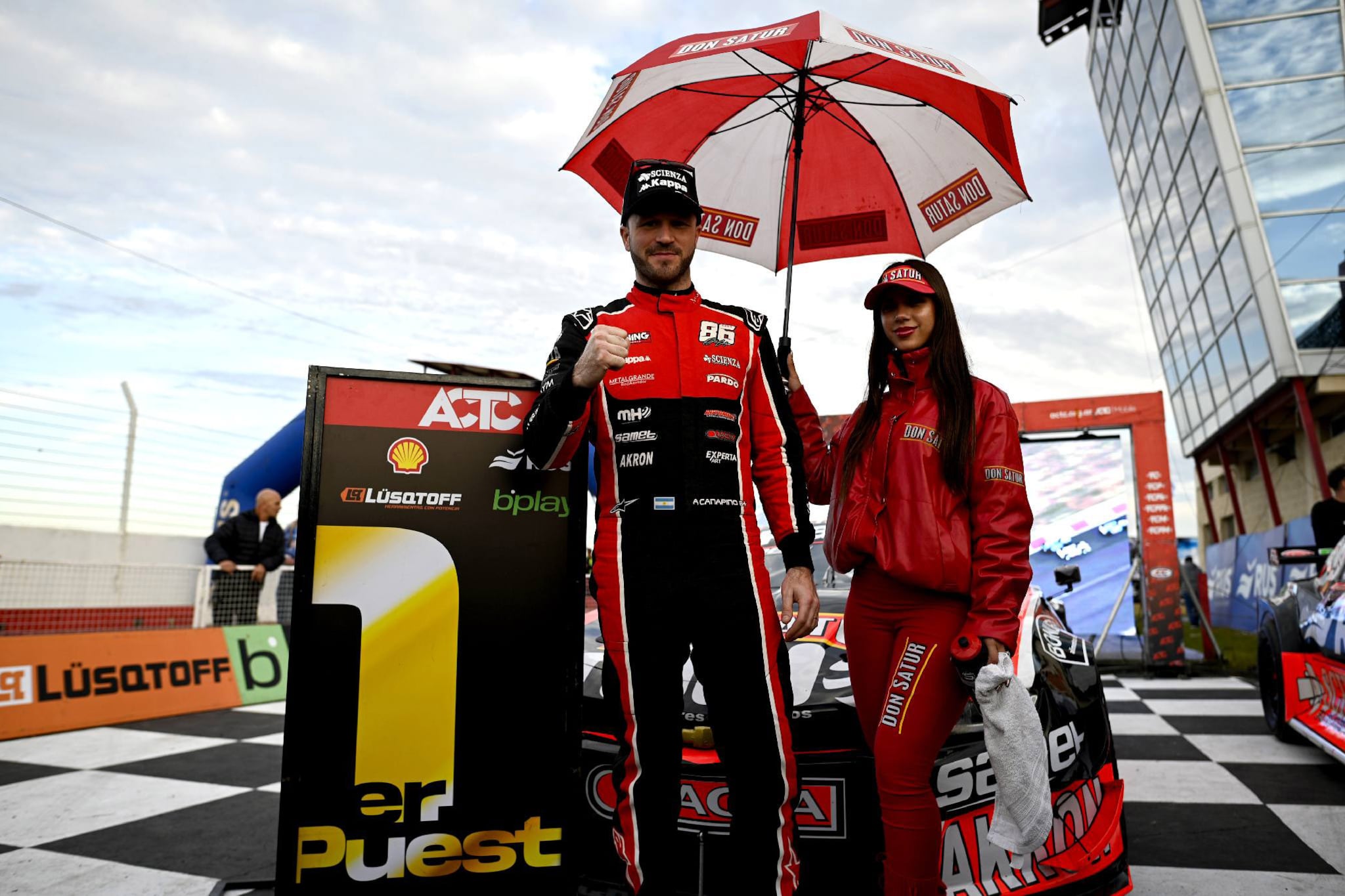 Canapino festejó la primera victoria de Chevrolet en el TC en lo que va del año
