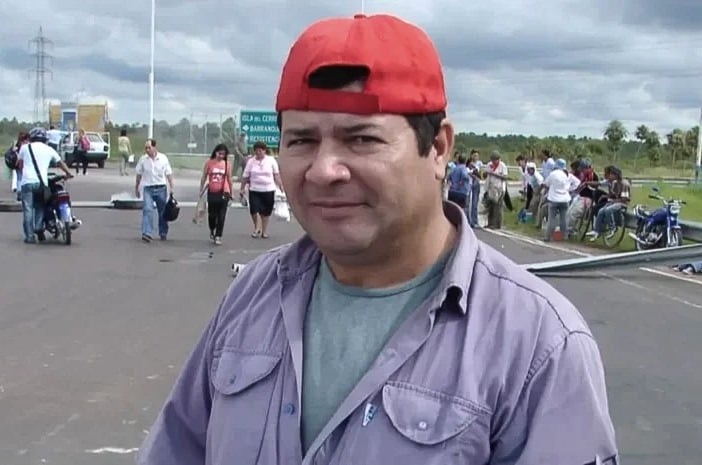 Emerenciano Sena en sus tiempos de dirigente social.