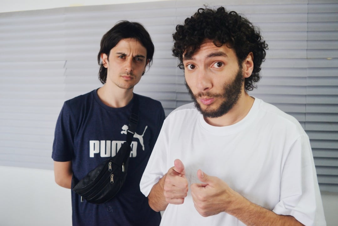 Santiago Bercini y Lucas Salvadori, del grupo Rock Nacional (Foto: Ariel Valeri)
