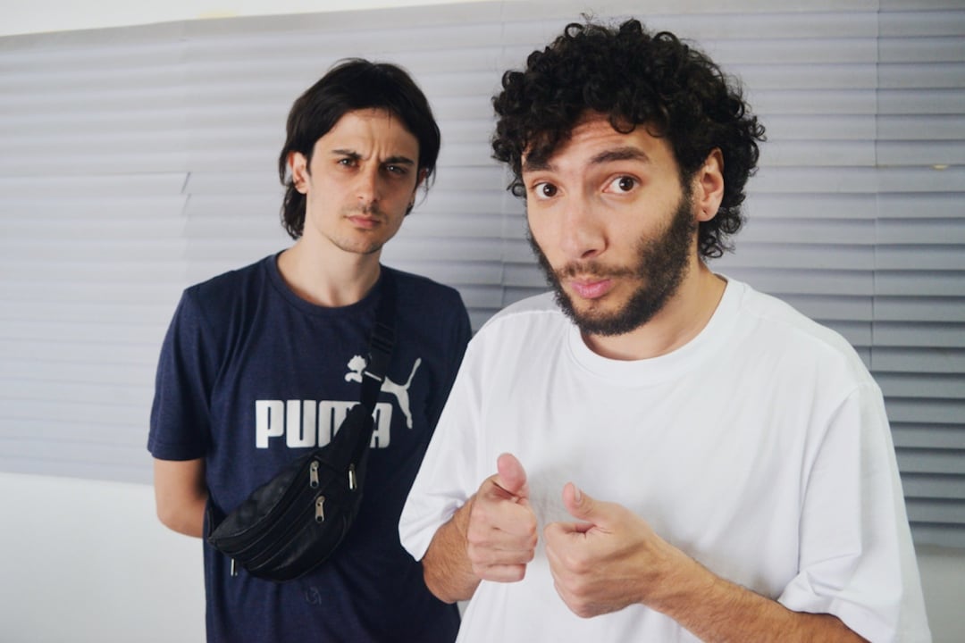 Santiago Bercini y Lucas Salvadori, del grupo Rock Nacional (Foto: Ariel Valeri)