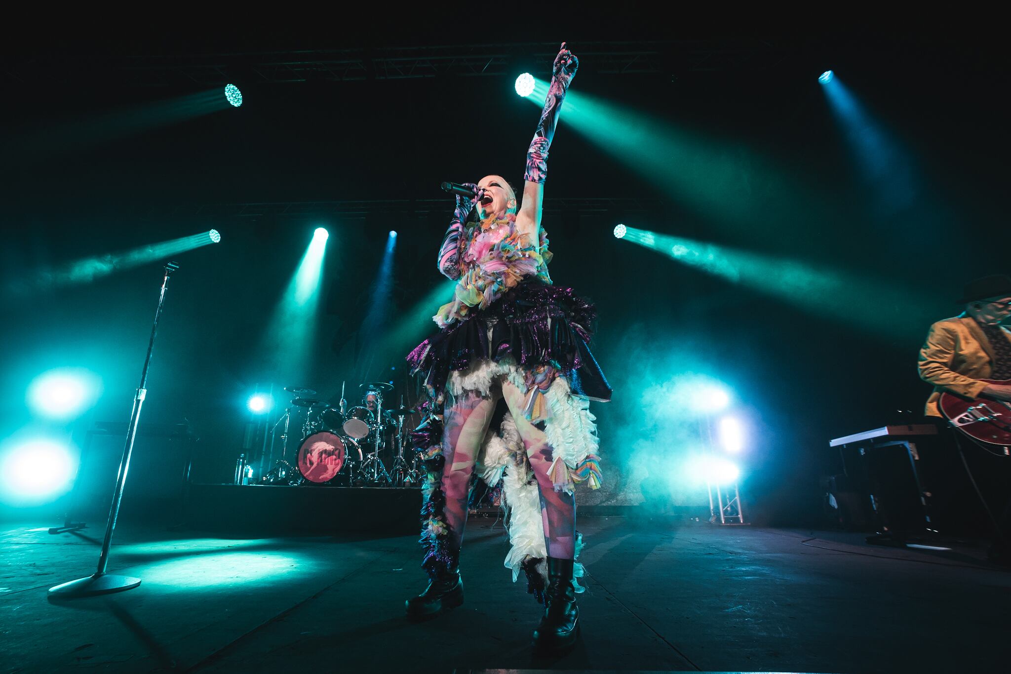 "Soy una feminista acérrima y siempre lo he sido", dijo Shirley Manson en el show.