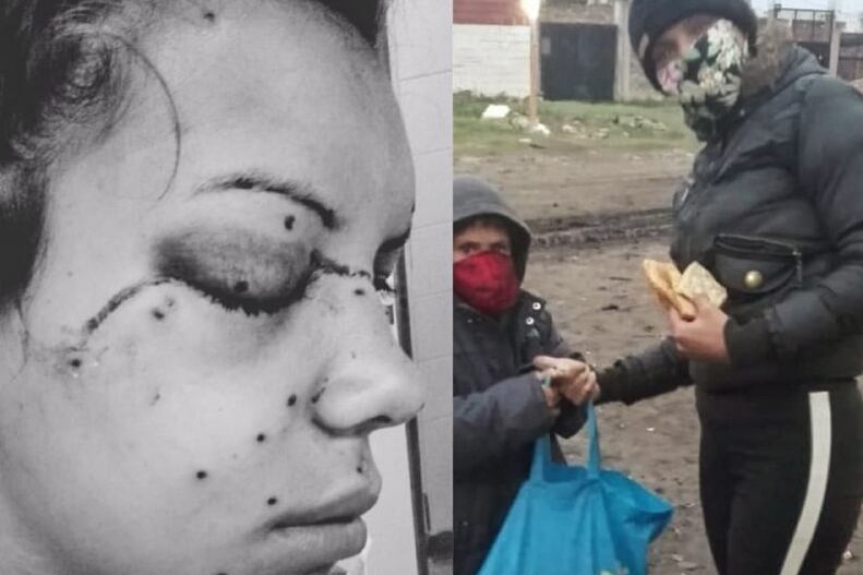 Jenifer llevaba adelante el comedor comunitario San Cayetano, pegado al predio de la toma. 