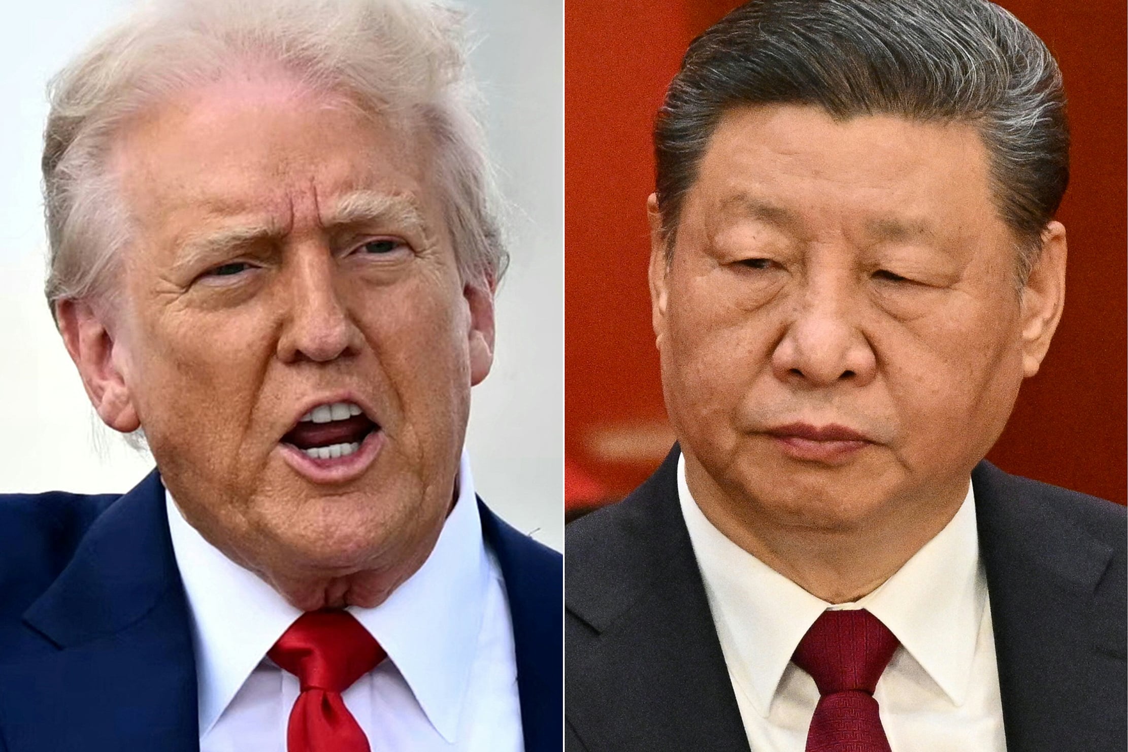 Donale Trump y Xi Jinping.