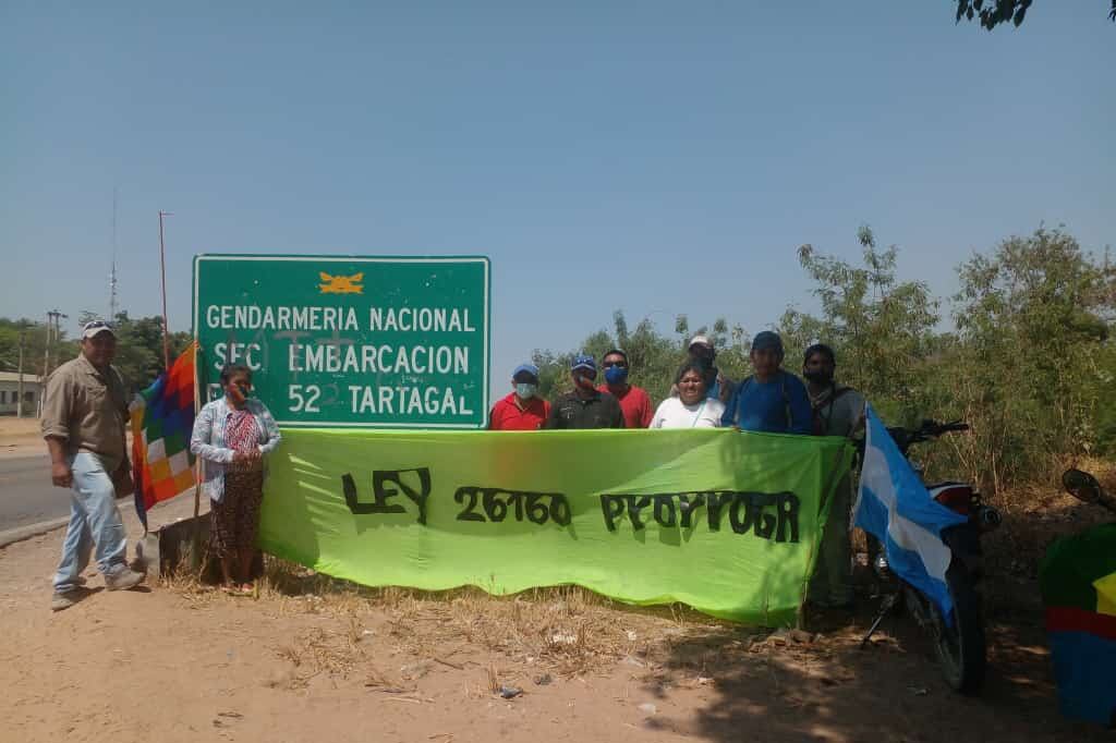 Manifestación ayer en Embarcación.