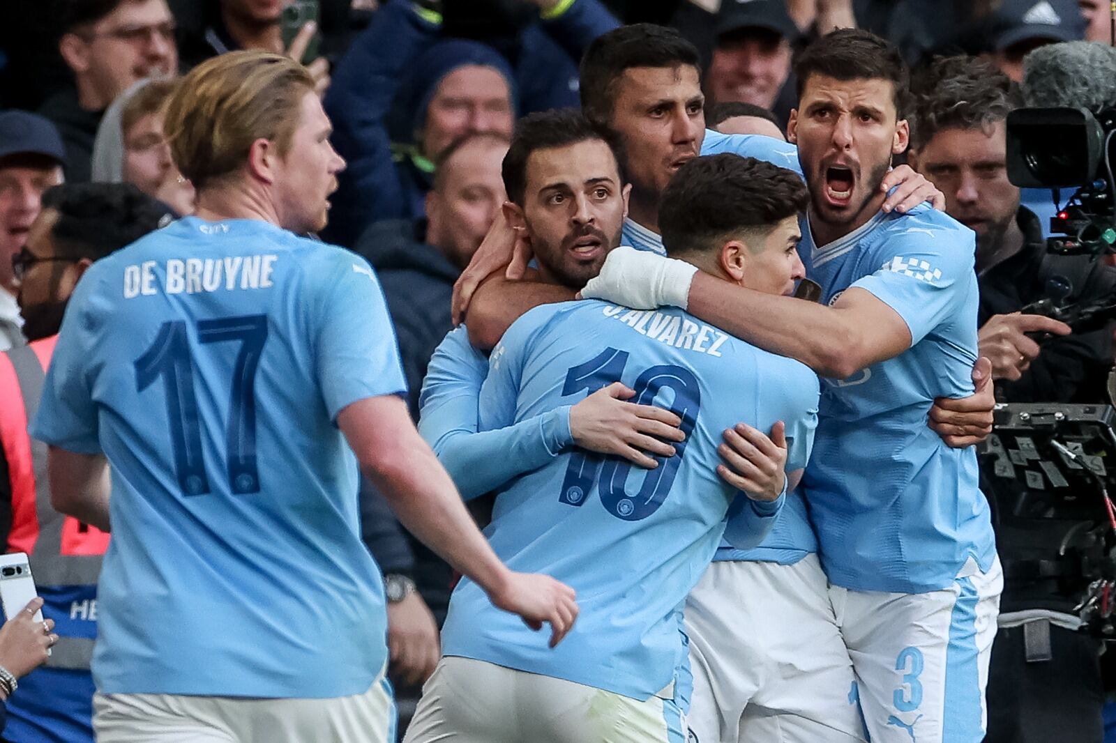 Bernardo Silva, villano en la Champions, héroe en la FA Cup