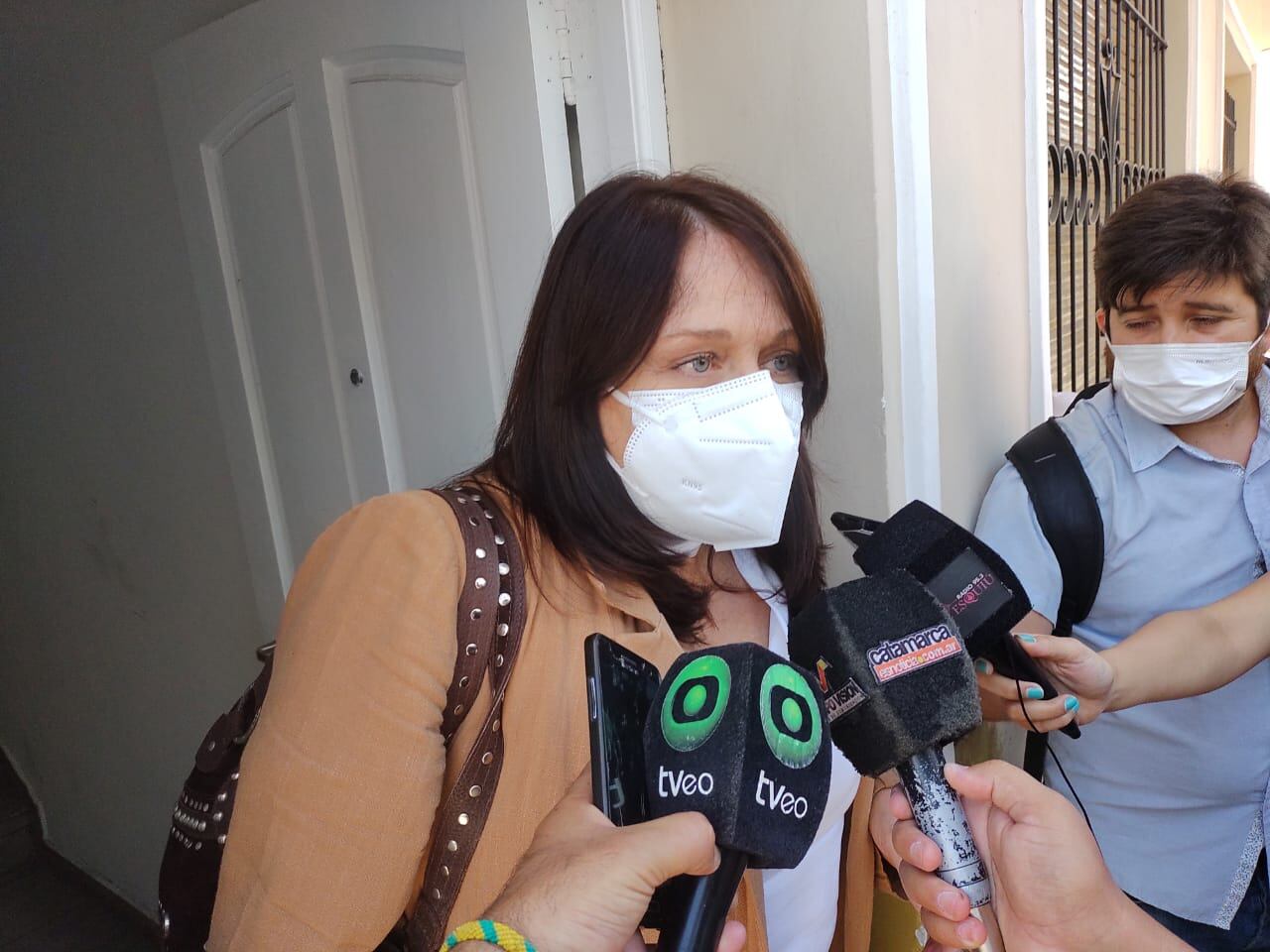 Virginia Seco, esposa de Juan Pablo Morales.