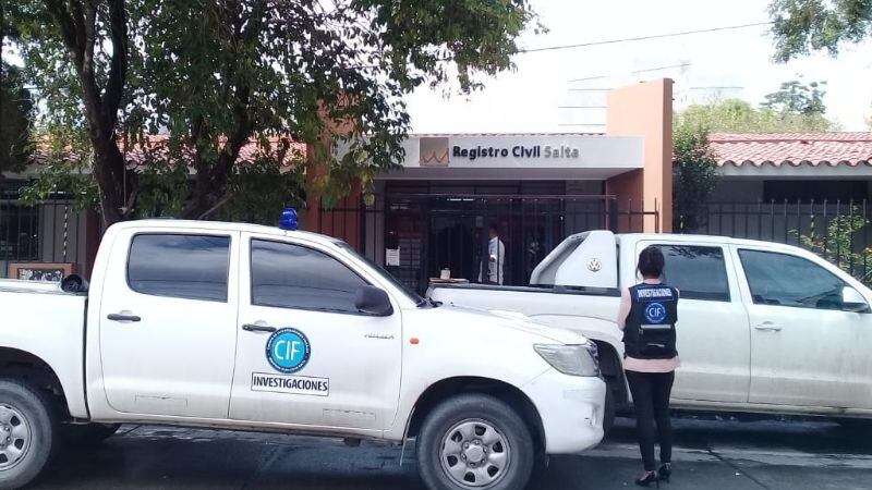 Allanamiento en el Registro Civil