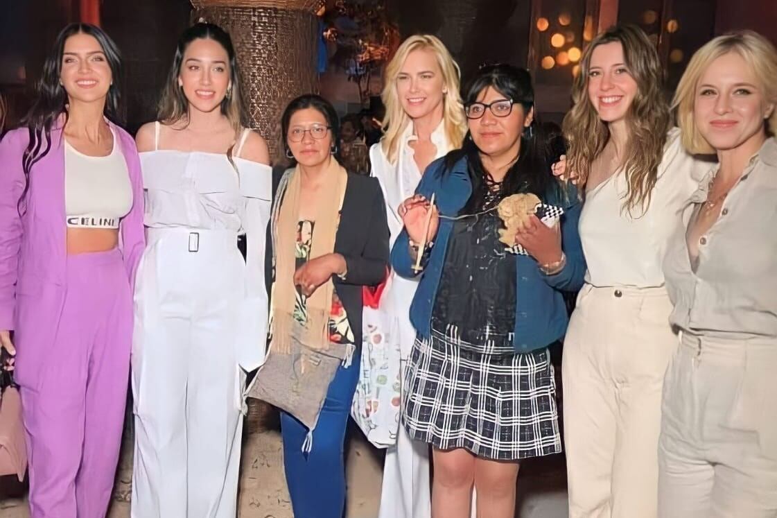 Presentación de Andina NFT en Buenos Aires con la presencia de tejedoras catamarqueñas. 