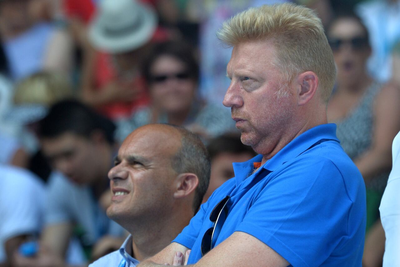 El alemán Boris Becker, ex uno del mundo en 1991.