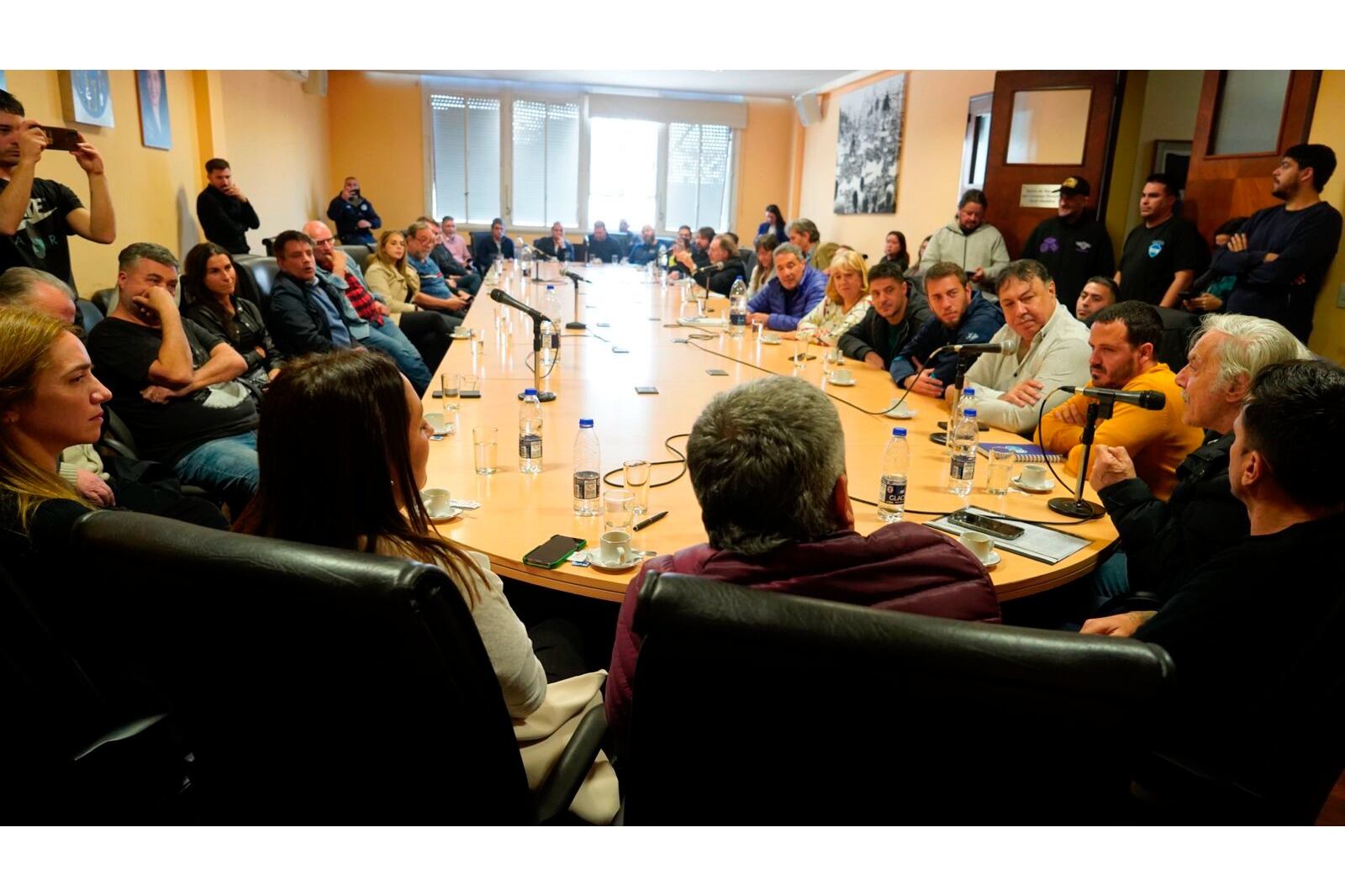 La reunión tuvo lugar en la CGT.
