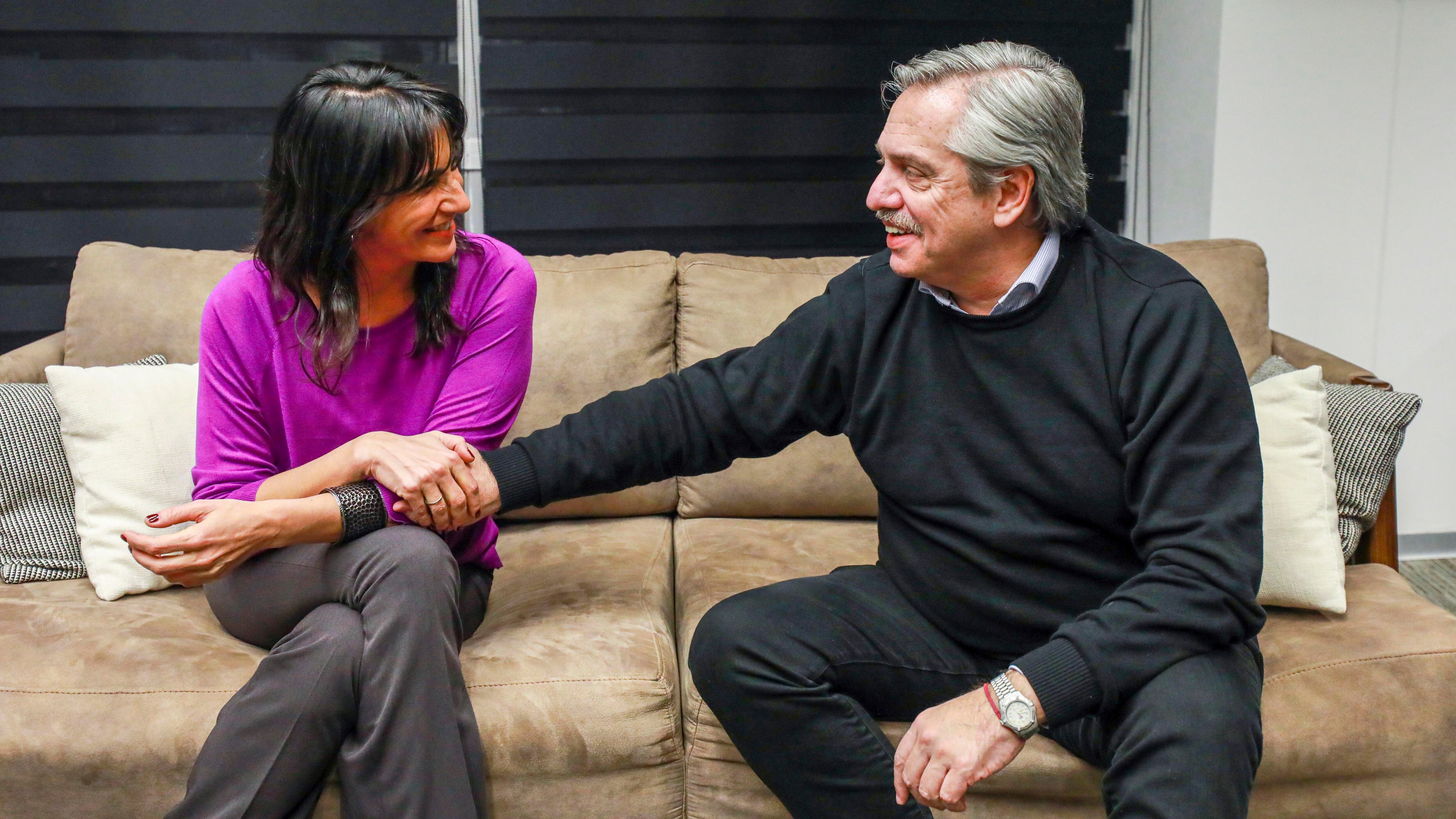 Natalia de la Sota y Alberto Fernández ya compartieron varias actividades juntos.