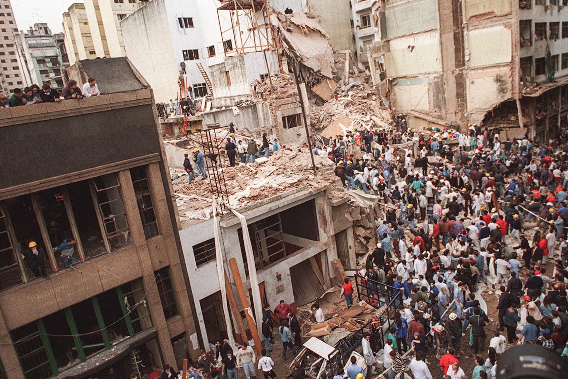 El 18 de julio de 1994, a las 9.53, se produjo el atentado a la mutual judía.