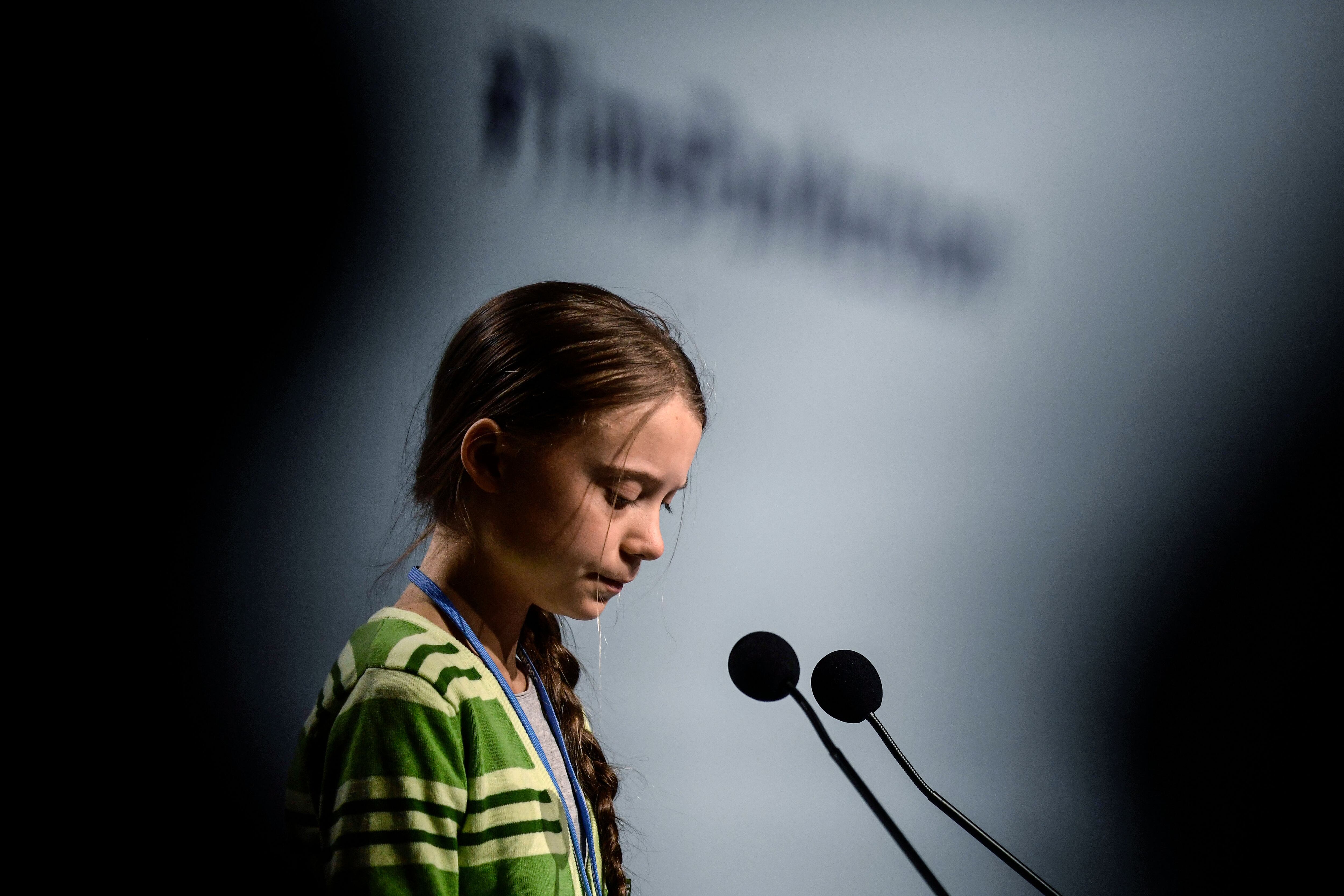 Thunberg, blanco de críticas del presidente de Estados Unidos.