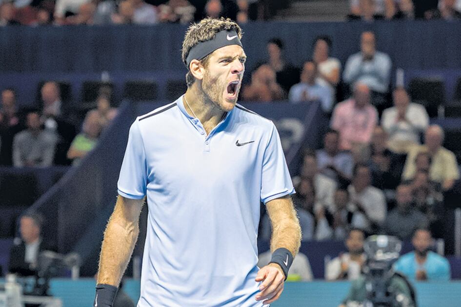 “Estoy contento de alcanzar las semifinales de este torneo otra vez”, afirmó Del Potro.