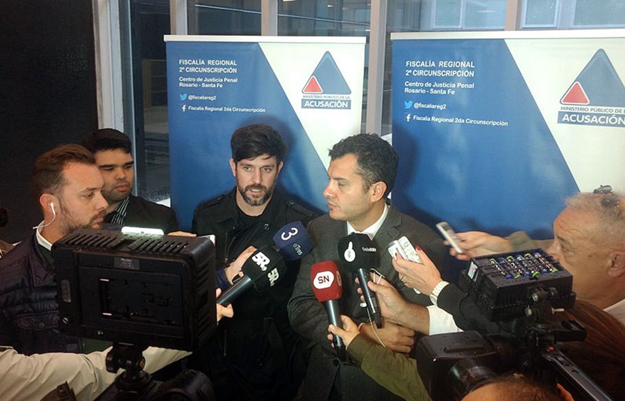 El secretario de Fiscalía General, Juan Sánchez, y el fiscal Malaponte dieron los datos.