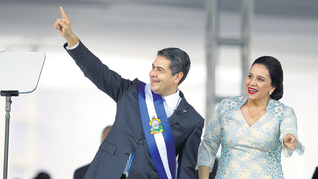 Juan Orlando Hernández fue reelecto después de una cuestionada reforma constitucional.