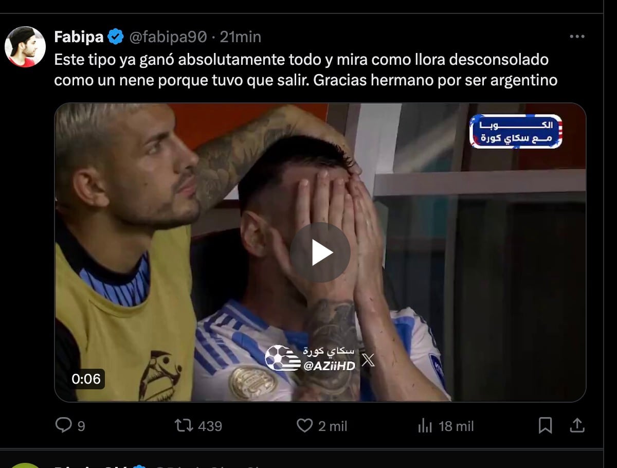 El ingenio de los hinchas en la final de Argentina-Colombia en las redes sociales