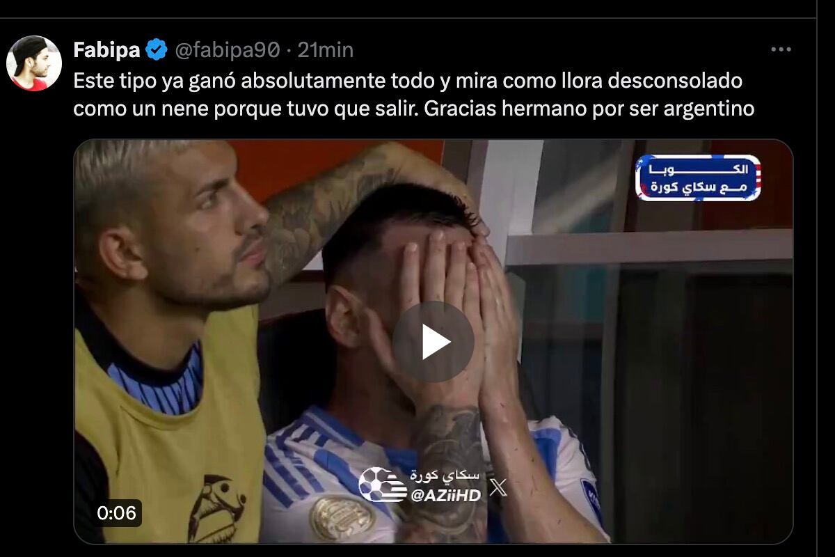El ingenio de los hinchas en la final de Argentina-Colombia en las redes sociales