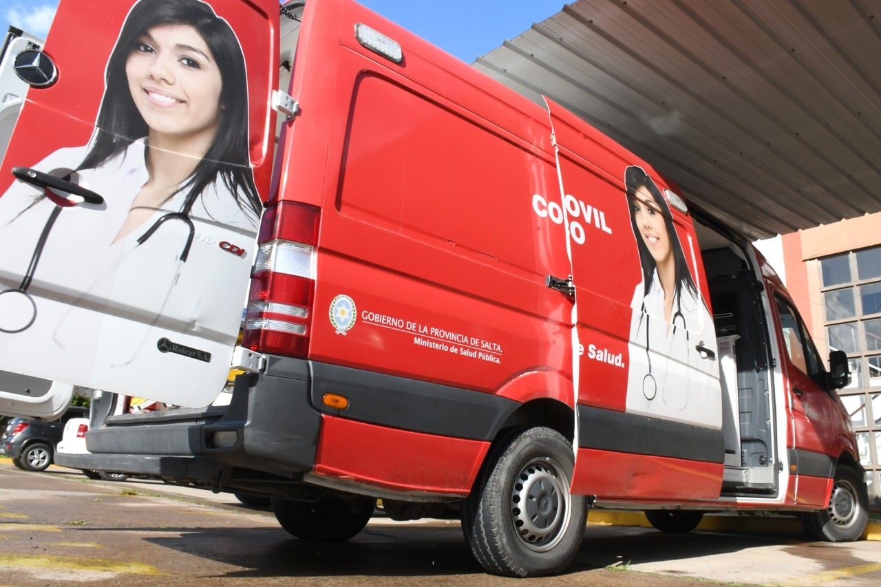 Ambulancia entregada el 30 de enero en Santa Victoria Este, pero después quedó una sola