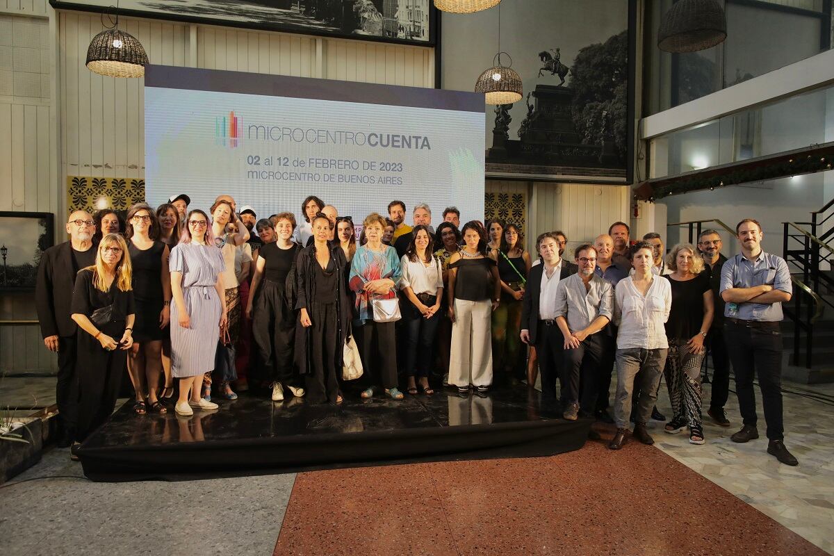 La presentación de "Microcentro cuenta" fue en Galería Larreta.