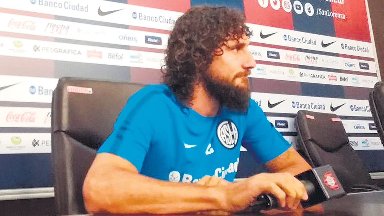 El defensor de San Lorenzo, Fabricio Coloccini.