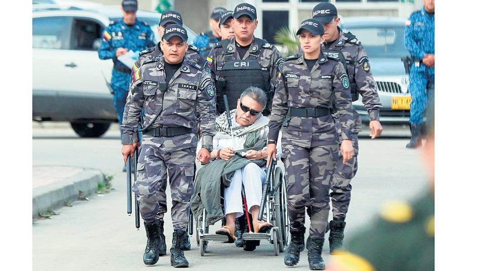 Santrich, al ser detenido el 17 de mayo en Bogotá.