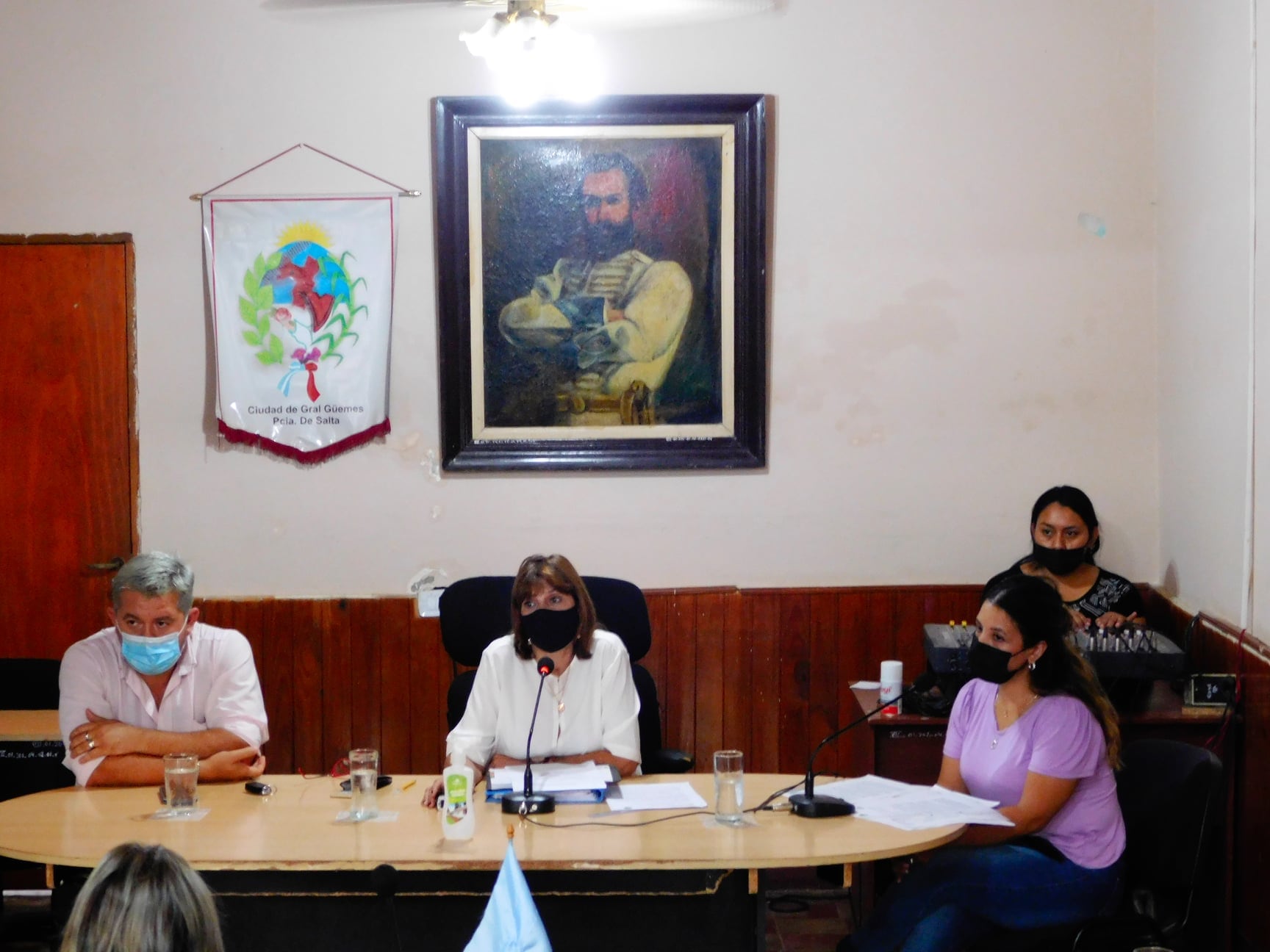 La presidenta del Concejo Deliberante de Güemes, Alejandra Fernández. 