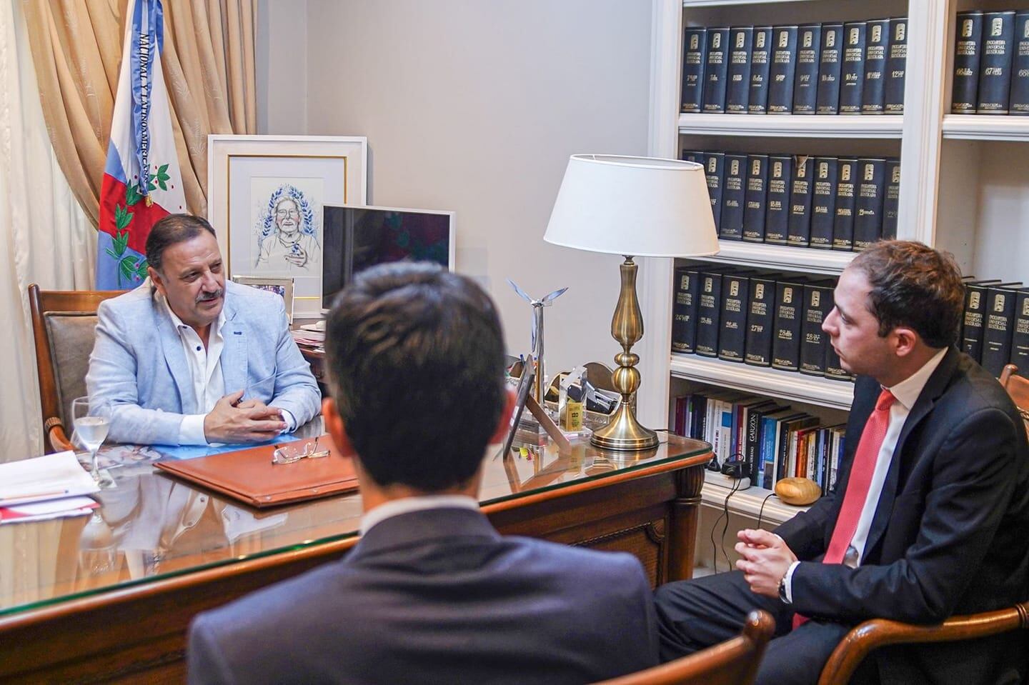 Quintela recibió a los abogados de Cano