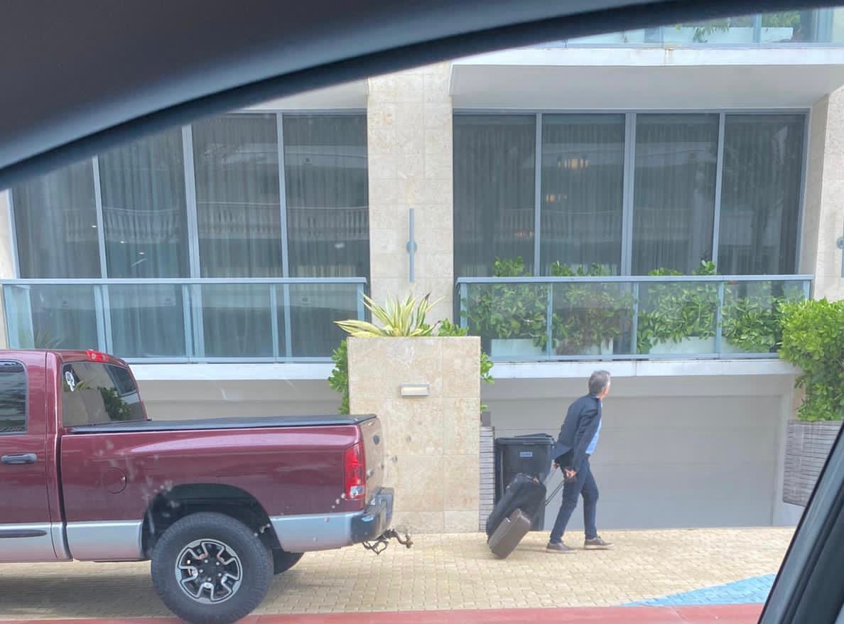 El expresidente Mauricio Macri en Miami Beach
