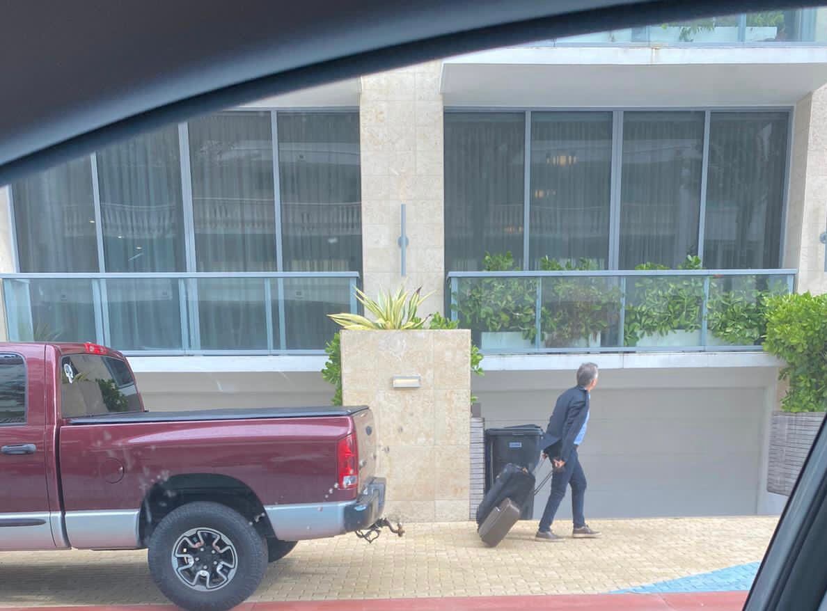 El expresidente Mauricio Macri en Miami Beach