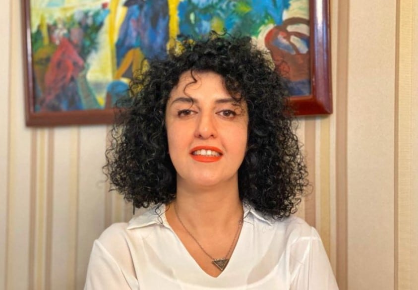 Narges Mohammadi, activista iraní detenida, fue distinguida con el Nobel de la Paz.