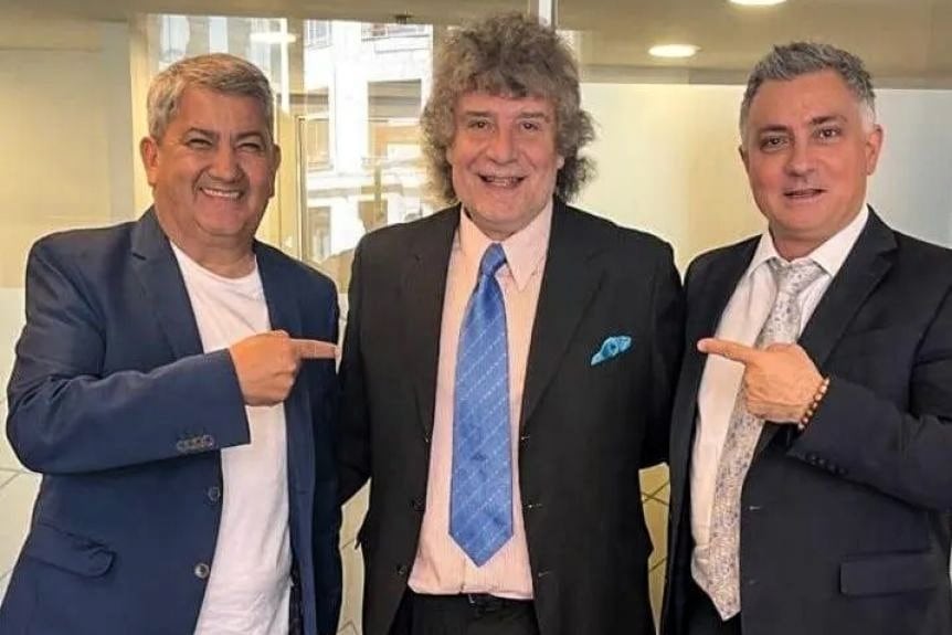 Ramón Vera, Daniel Mollo y Sebastián Pareja.