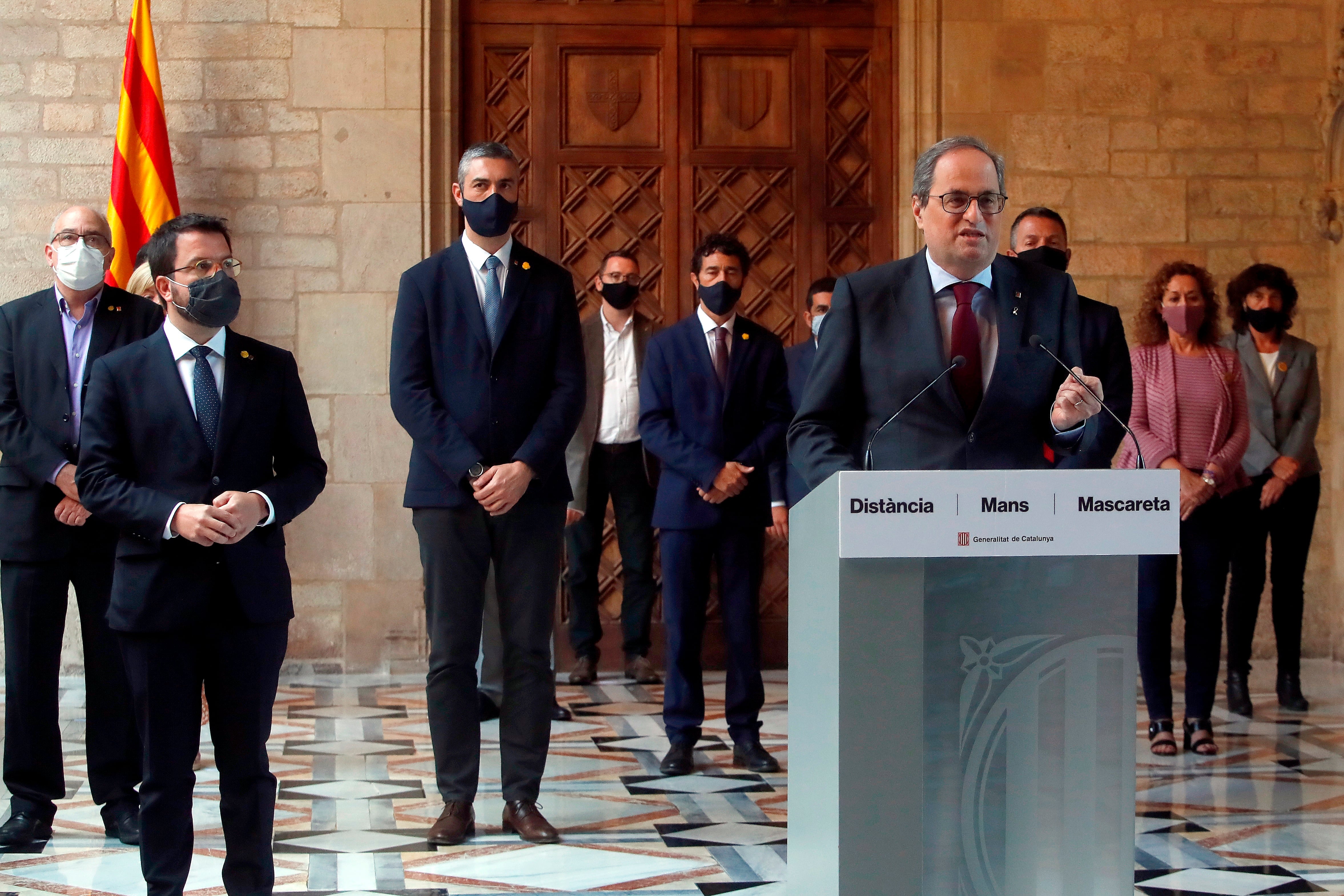 Torra se despidió de su cargo este lunes. 