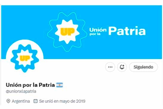 Primera definición de Unión por la Patria