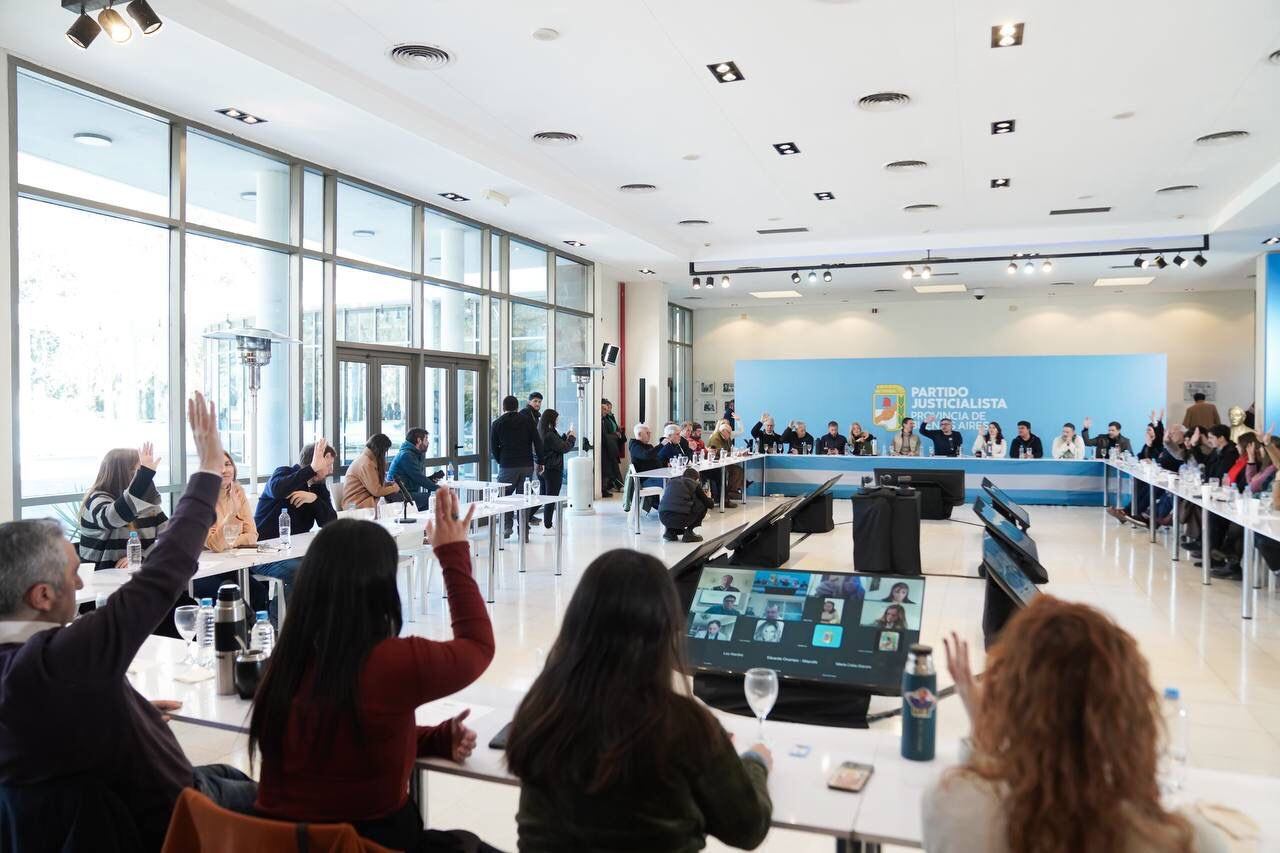 La última reunión del PJ duró 25 minutos. 