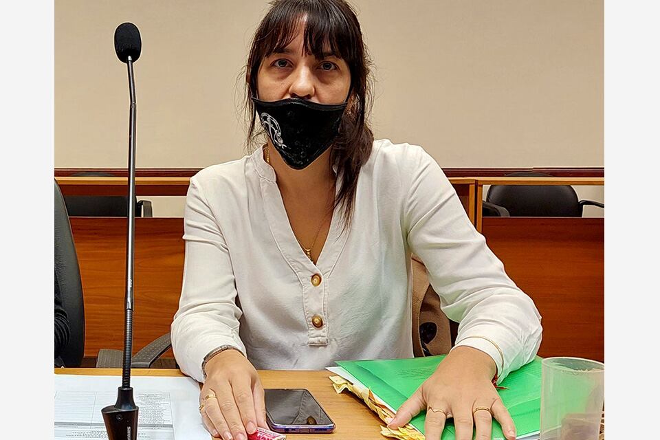 La fiscal Alejandra Del Río Ayala.