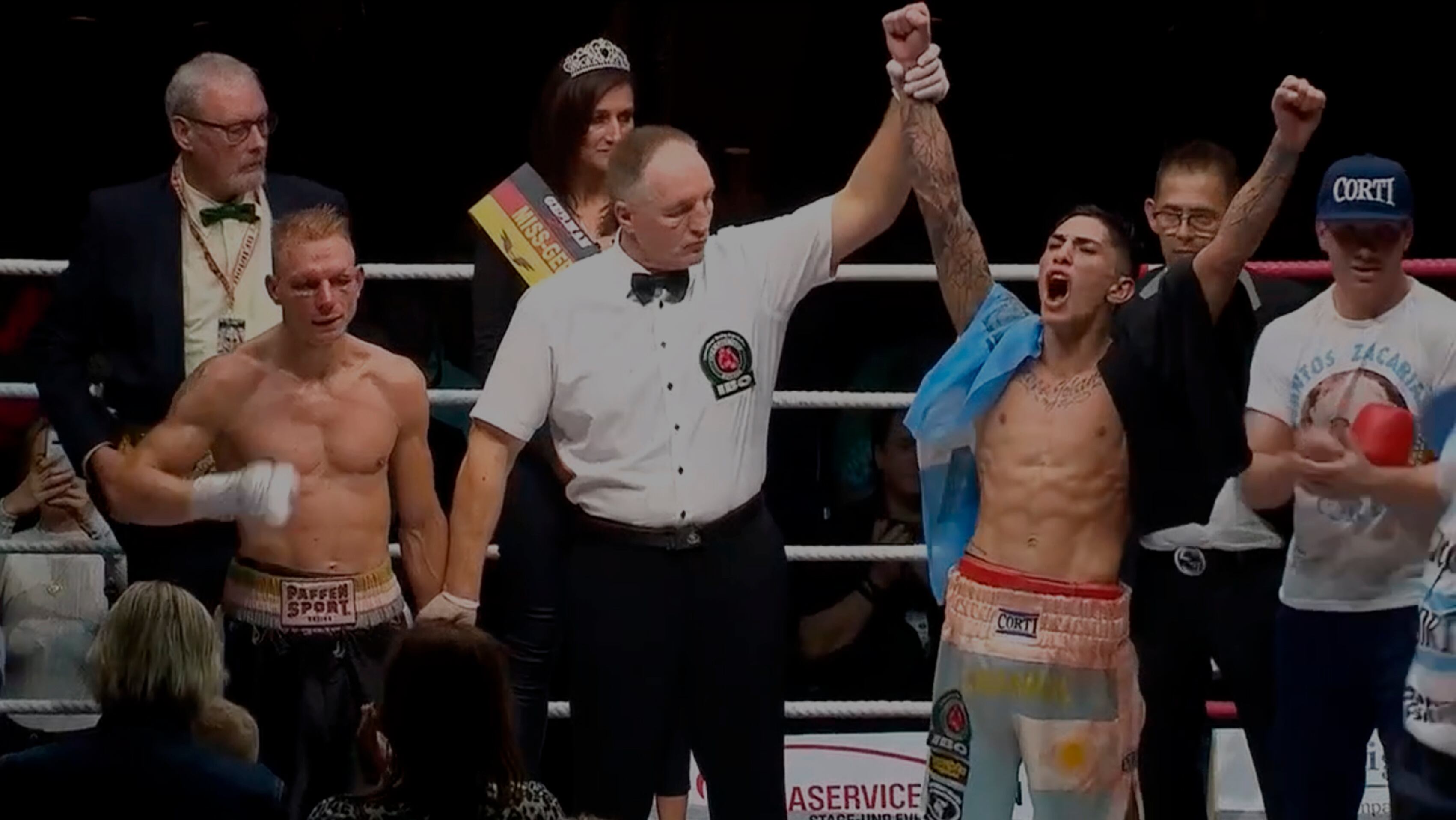 El momento del veredicto; el festejo de Ponce.