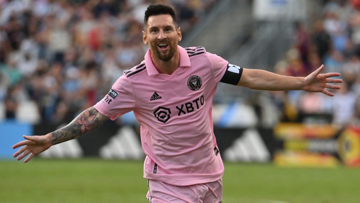 Lionel Messi pidió el cambio en el partido contra Toronto por una molestia muscular. Foto: Inter Miami