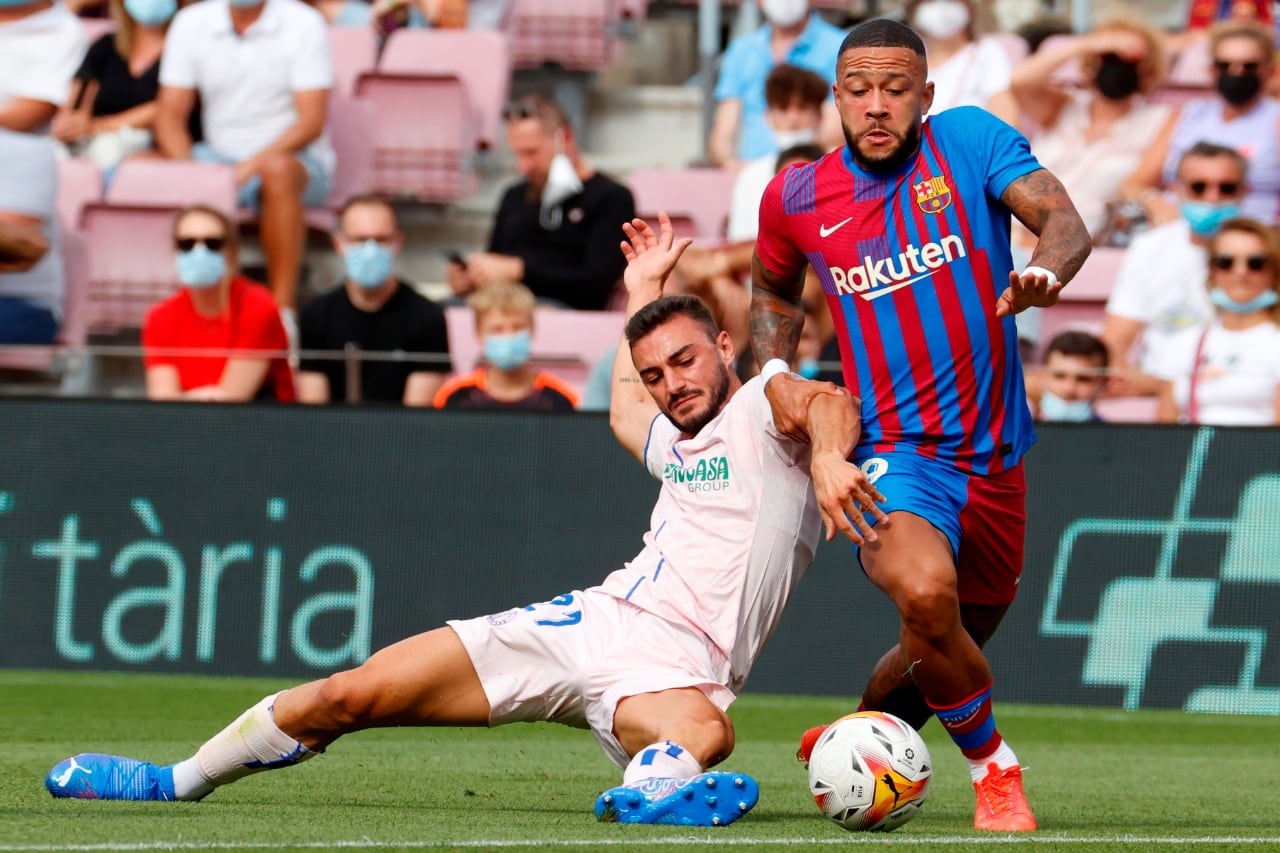 Memphis Depay le dio el 2-1 al Barcelona