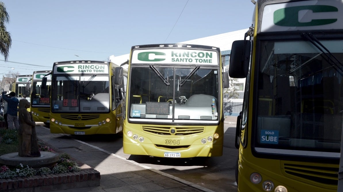 Las líneas afectadas por el paro de colectivos en Santa Fe.