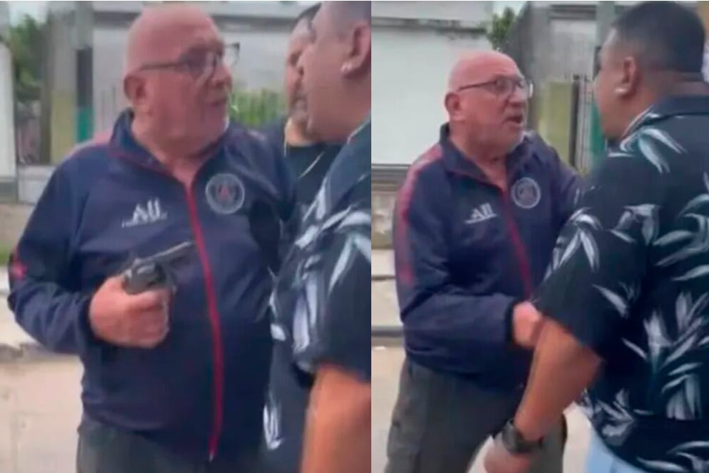 El momento del crimen quedó grabado.