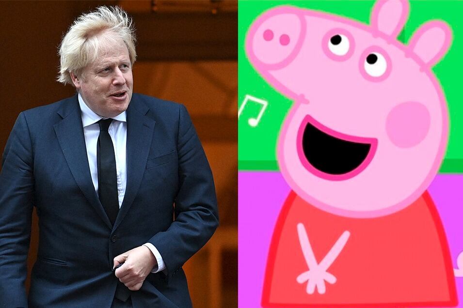 Boris Johnson aseguró que el motor del crecimiento es “el sector privado” y puso como ejemplo a Peppa Pig.