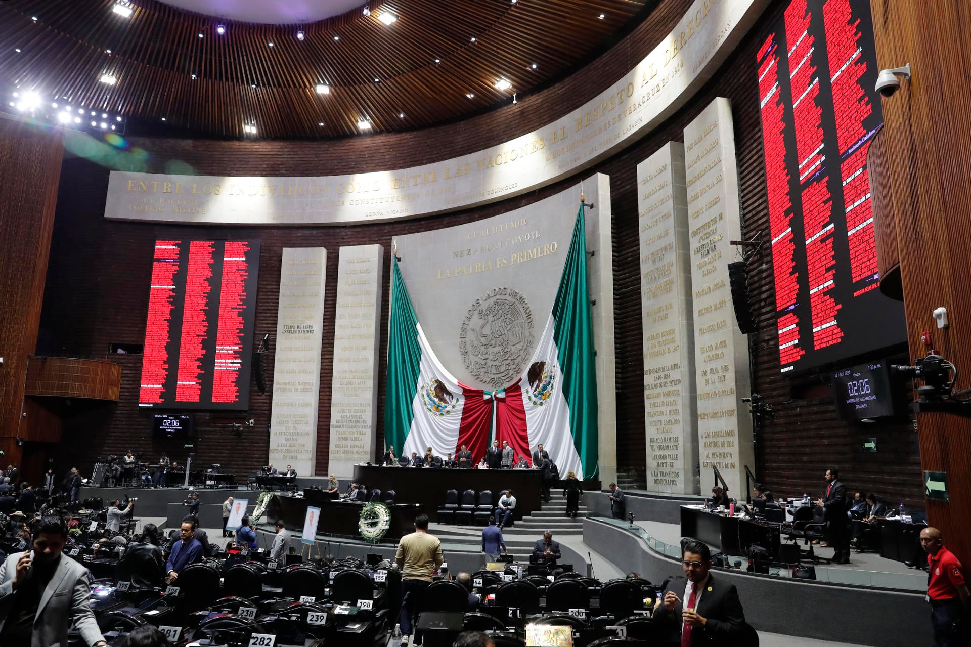 La Cámara de Diputados de México.